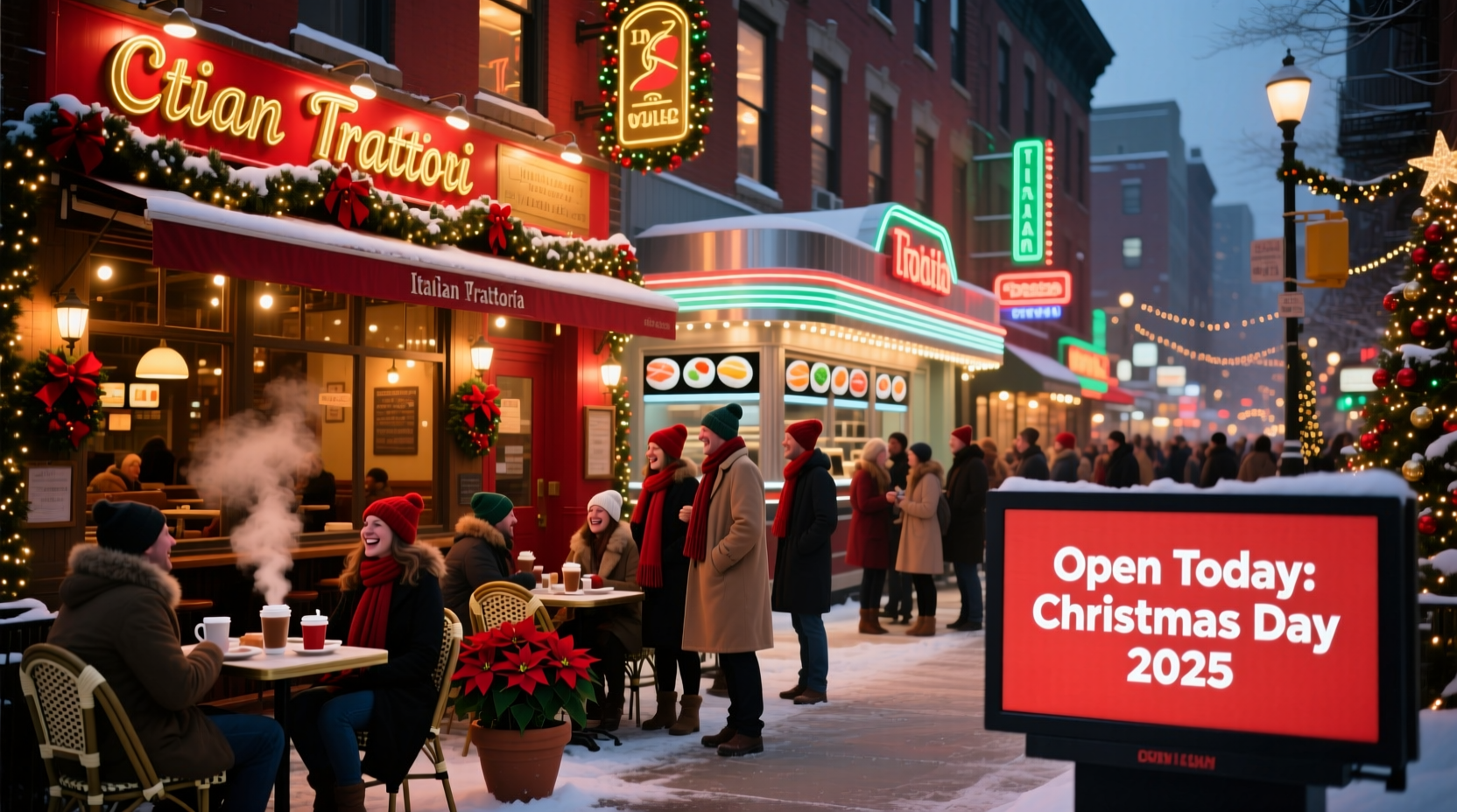 what restaurants are open christmas day 2024