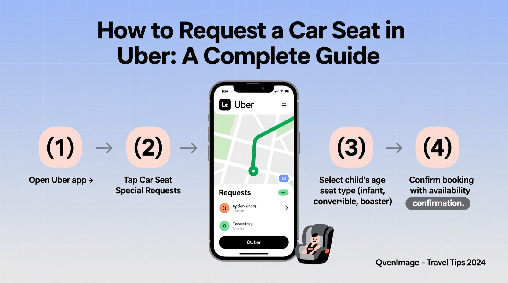 how to request car seat in uber