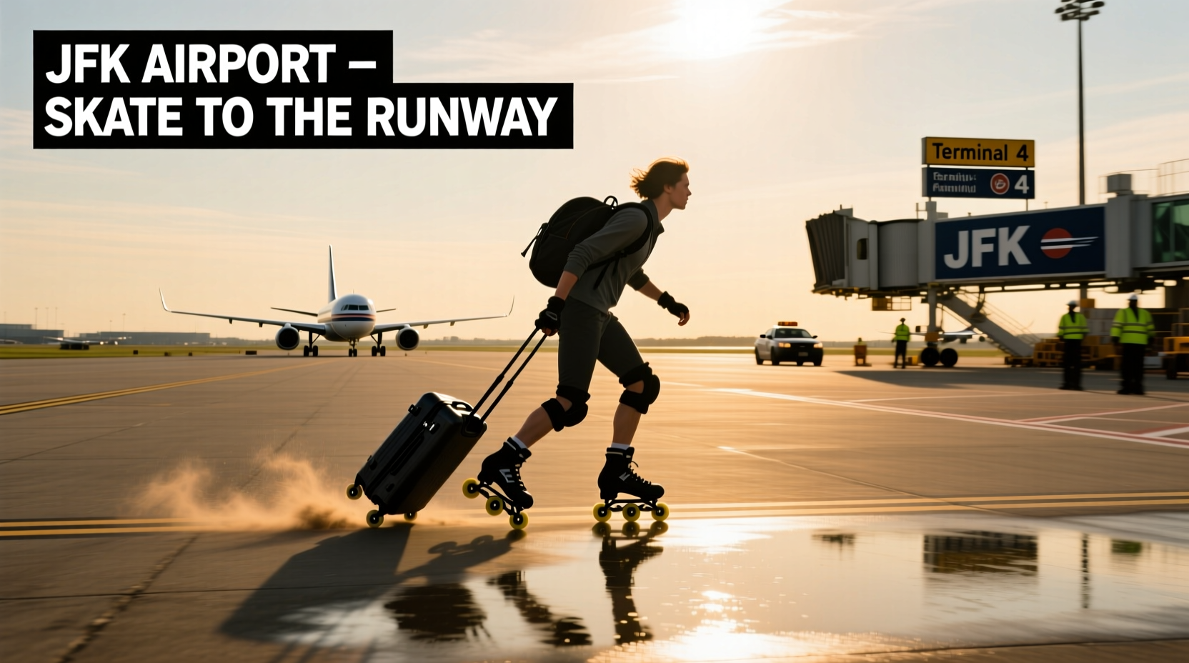 How to Roller-Skate on JFK Airport Tarmac: Logistics, Rules & Transport Options