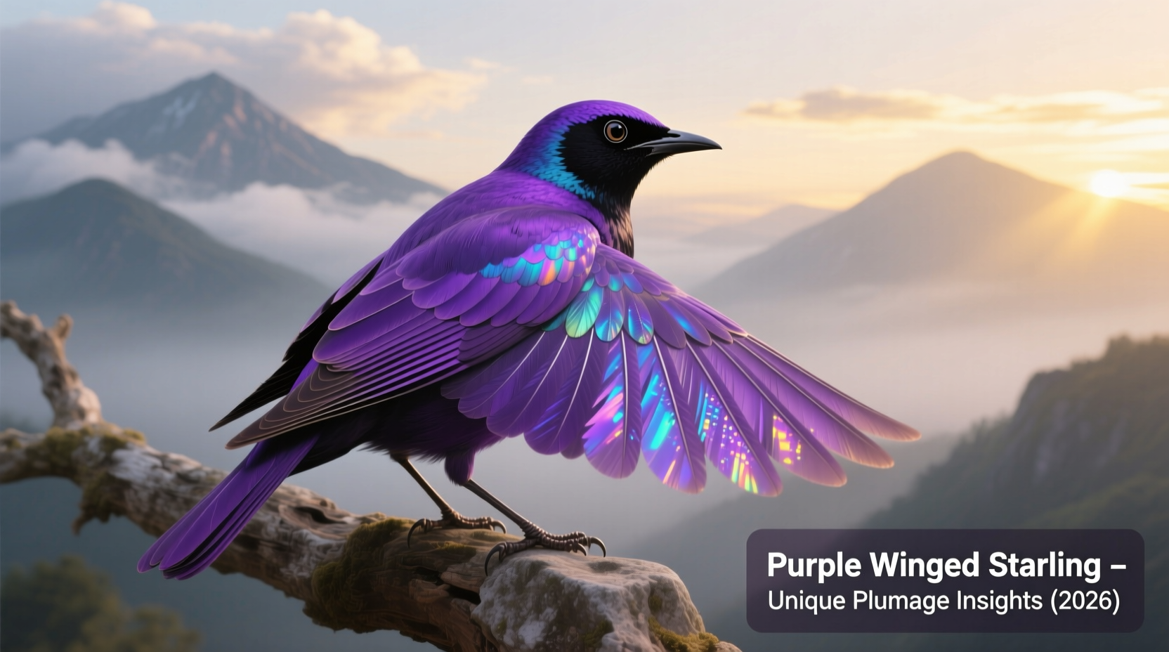 Purple Winged Starling: Unique Plumage Insights (2026)