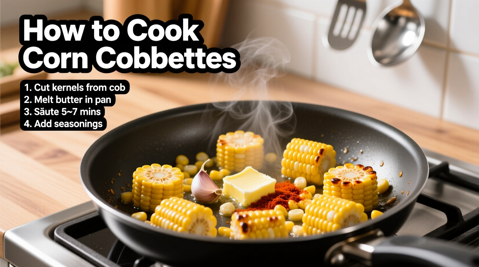 how to cook corn cobbettes
