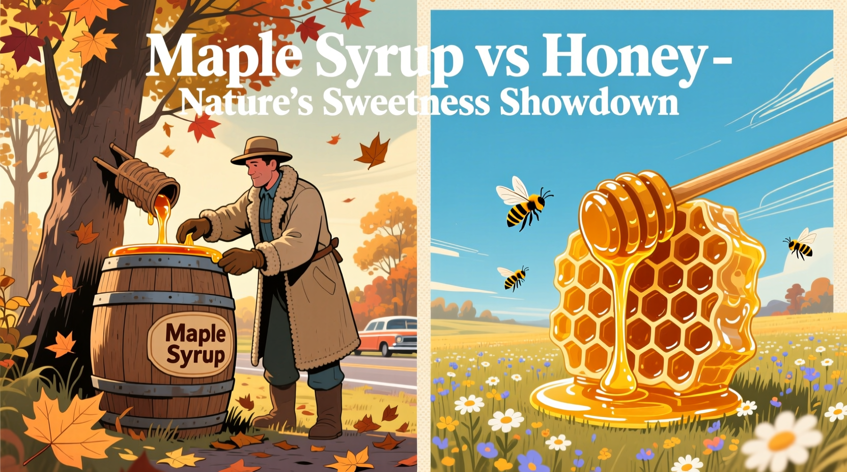 Maple Syrup vs Honey: Science-Backed Comparison Guide