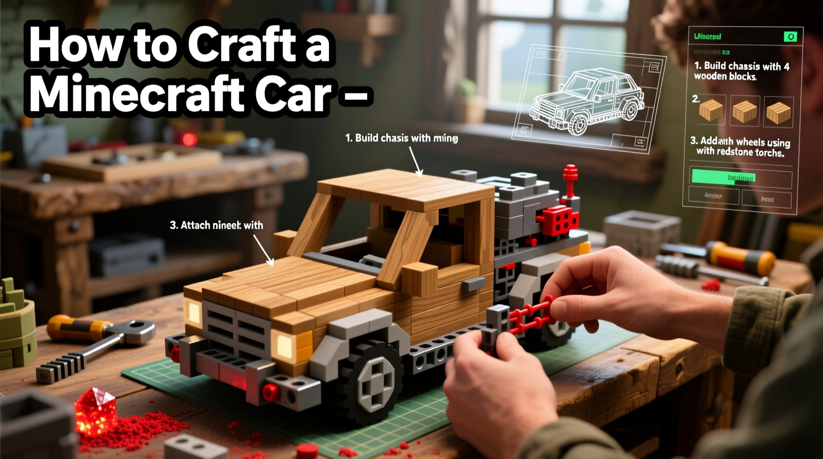 Build a Minecraft Car: Step-by-Step Tutorial (2024)