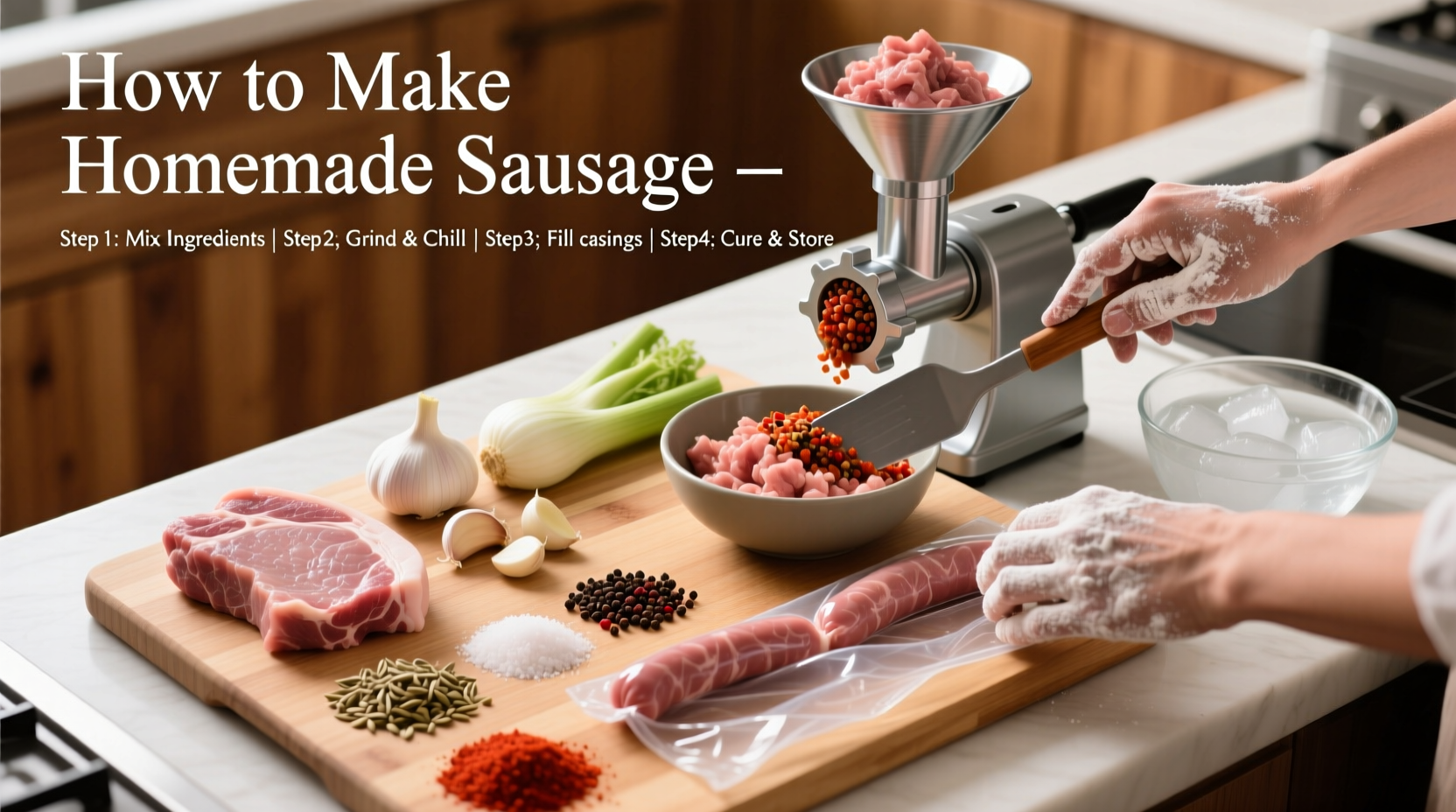 how to make homemade sausage