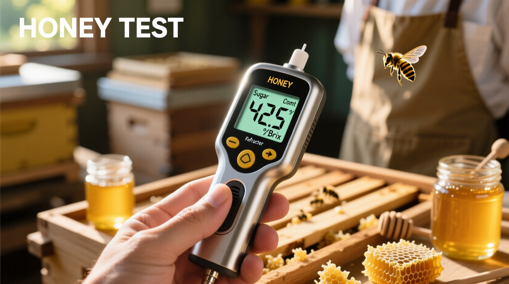 Honey Refractometer: Measure Moisture Content Accurately
