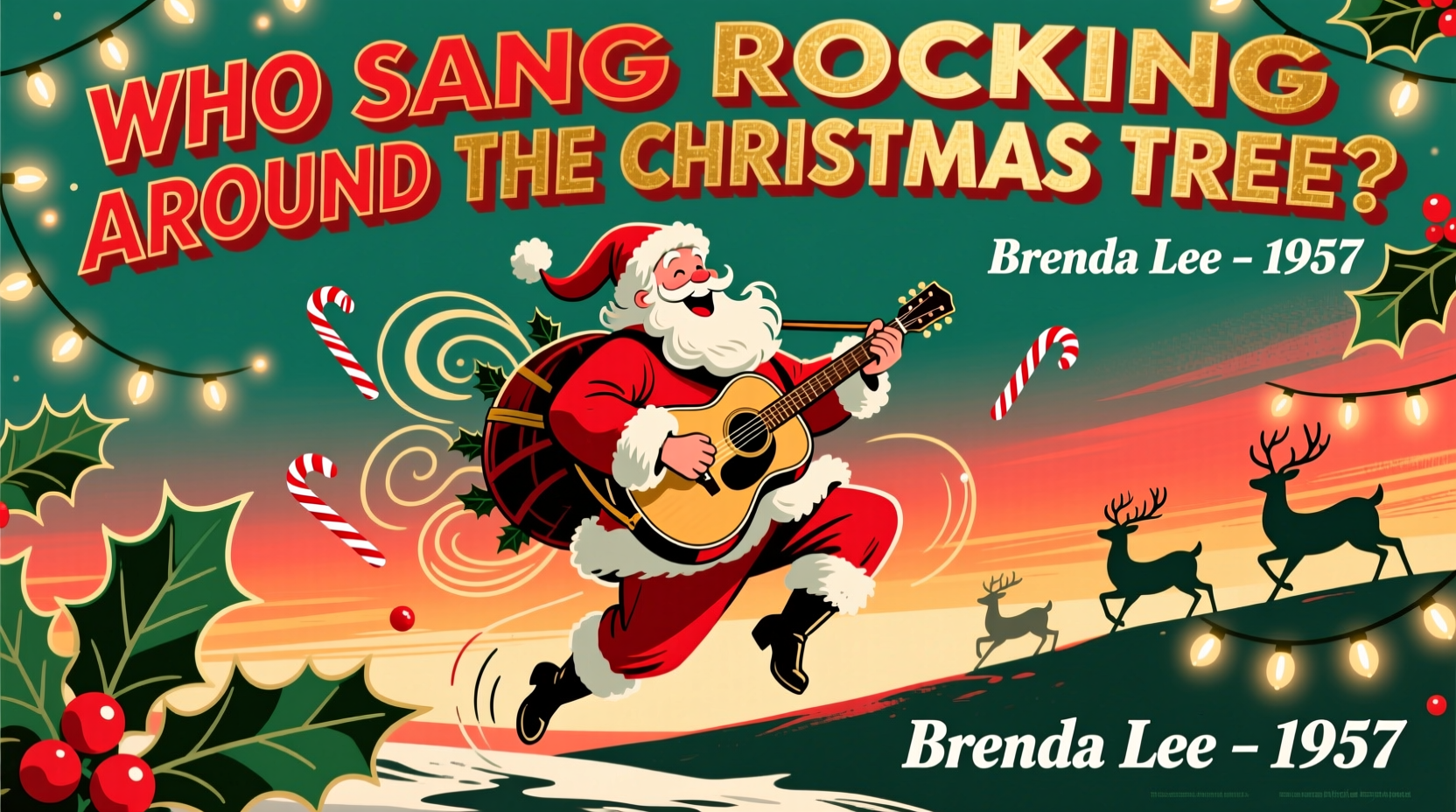 who sang rocking around the christmas tree