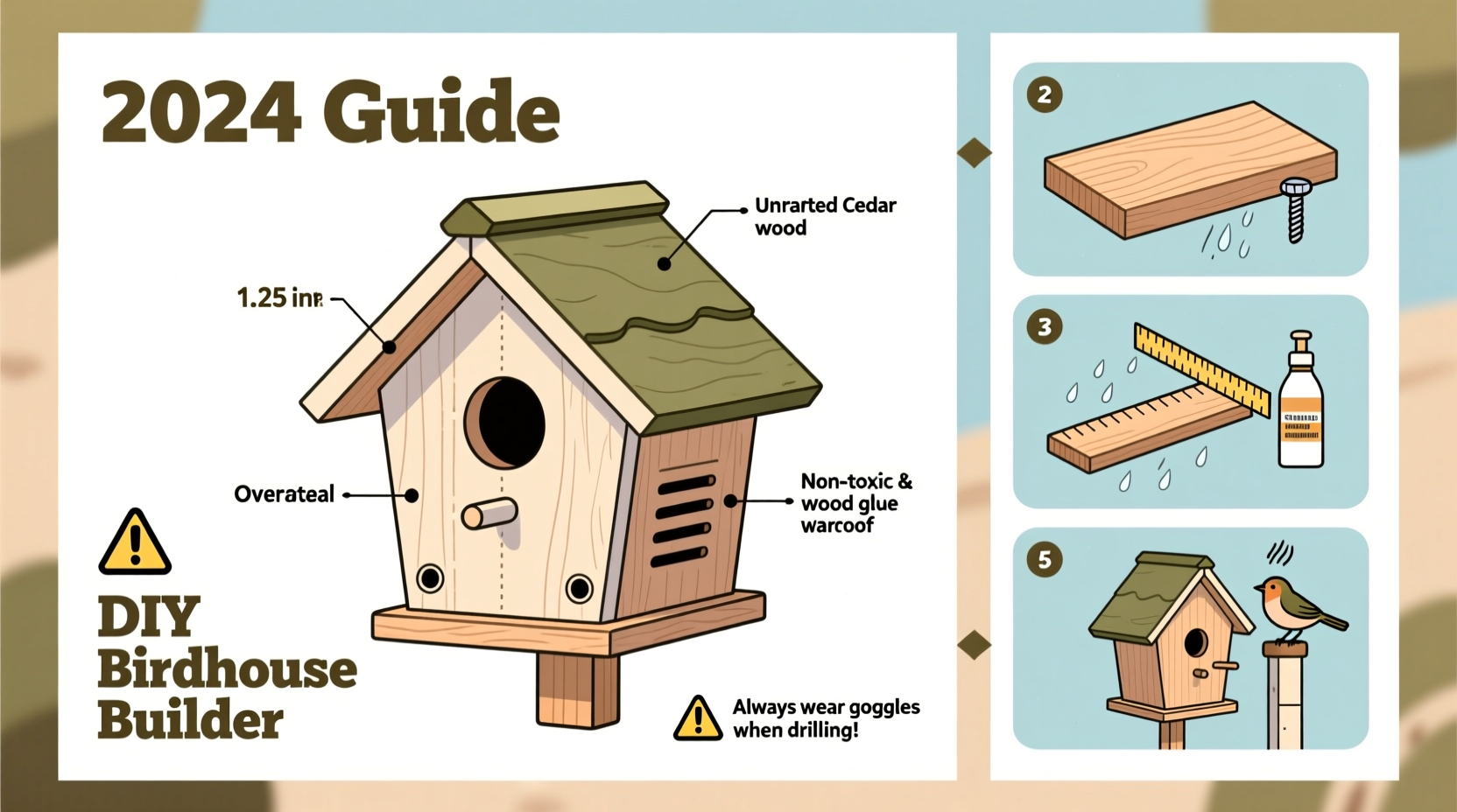 how to build a bird house