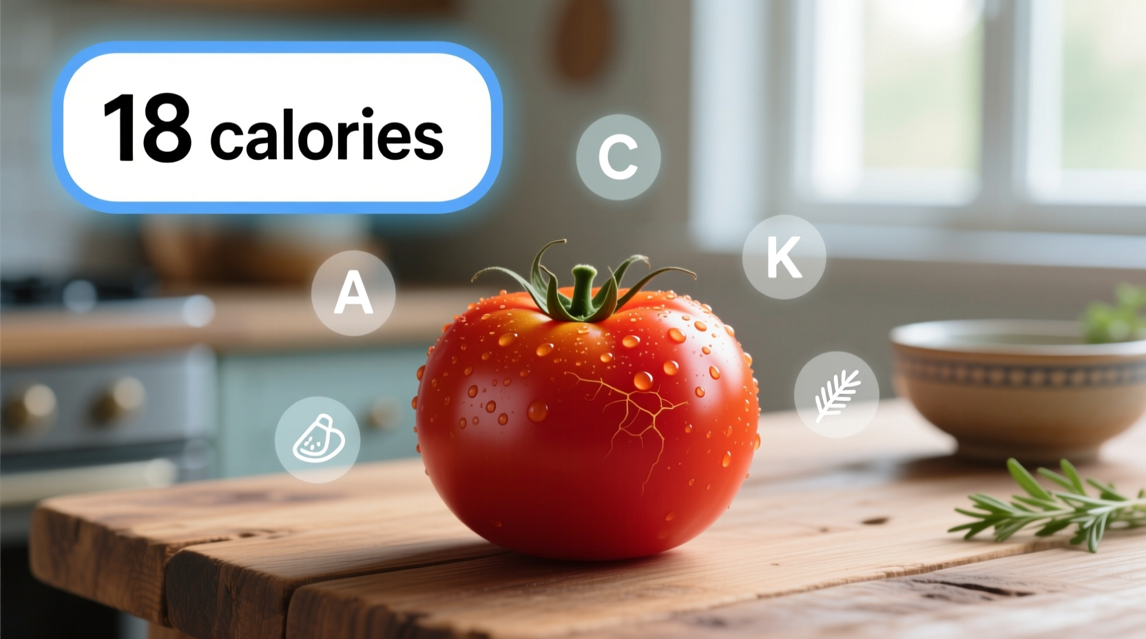 Tomato Calories: 22 Calories in Medium Tomato (Verified Data)