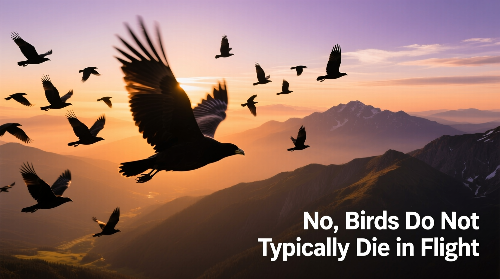 does the bird die in flow