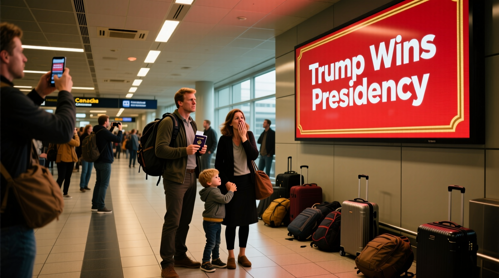 How to Get to Canada If You're Scared Trump Wins Presidency