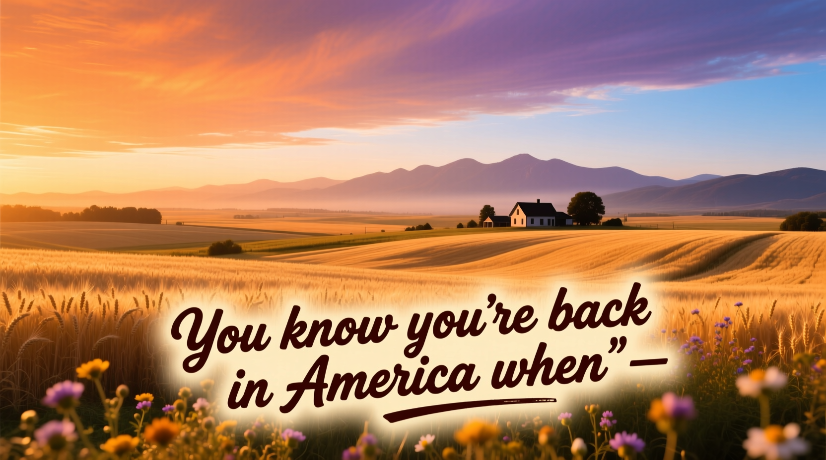 You Know You’re Back in America When: Budget Travel Guide