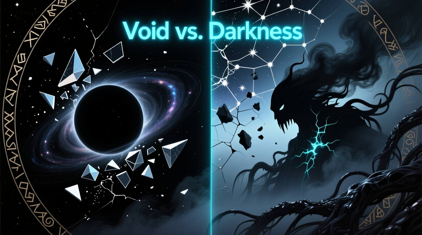 Comparison of Void element versus Darkness element in Infinite Craft