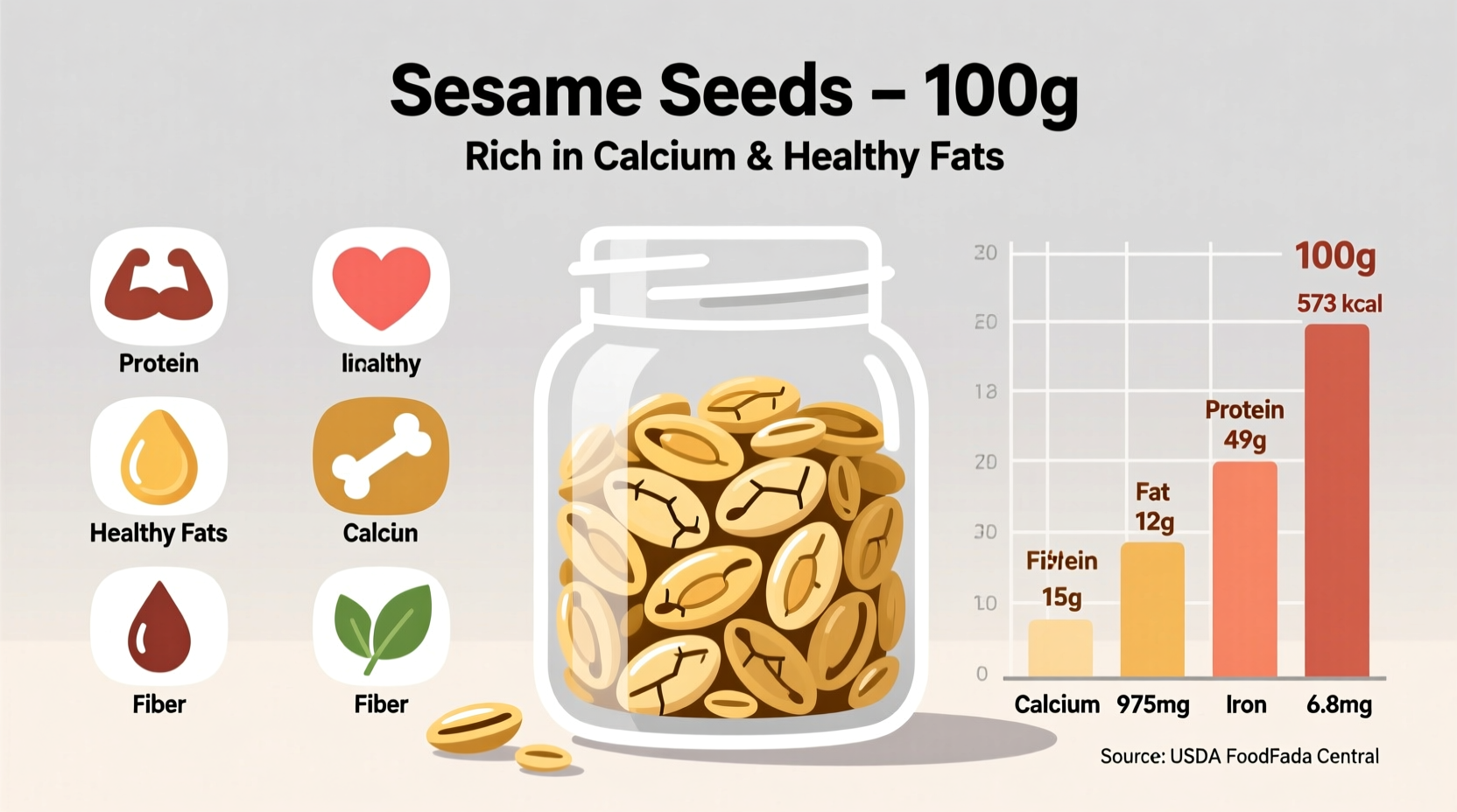 sesame seeds nutrition info