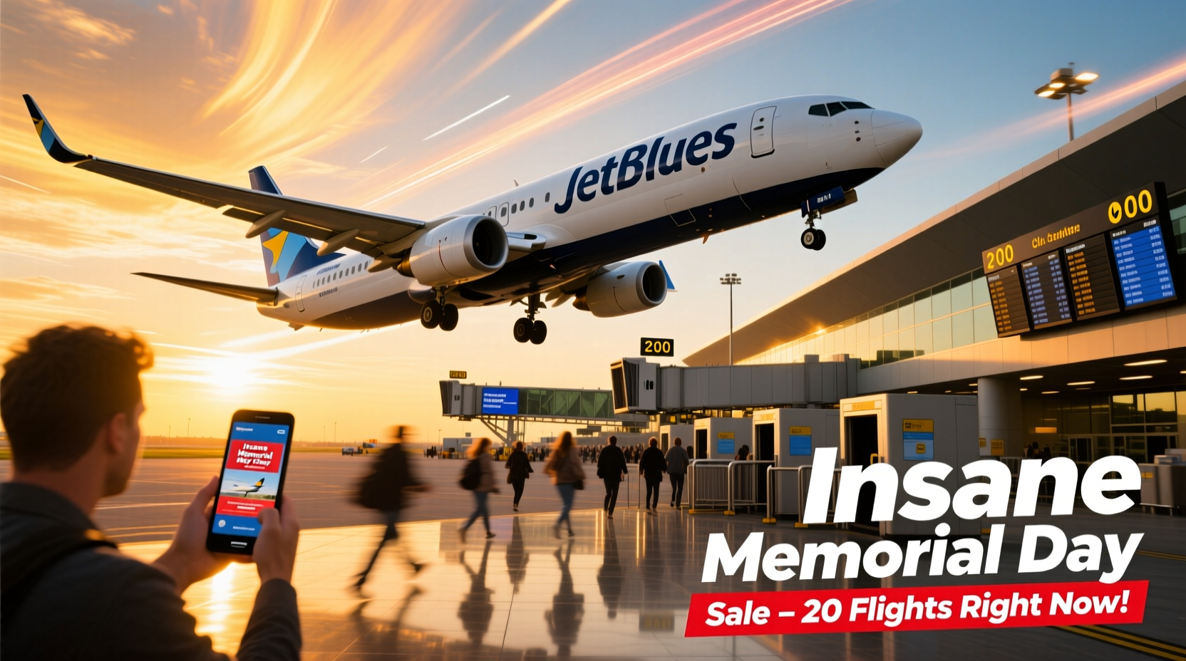 JetBlue's Memorial Day Sale: 20% Off Flights — How to Book & What to Expect