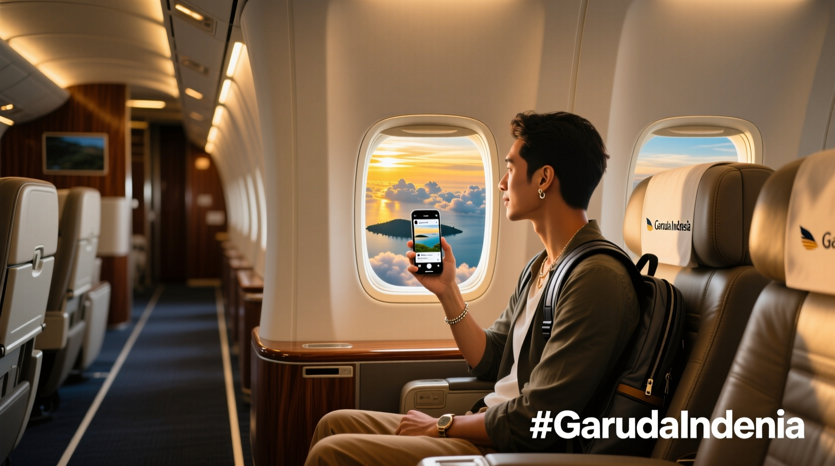 Instagrammer in Flight Menu Garuda Indonesia: Transport & Logistics Guide