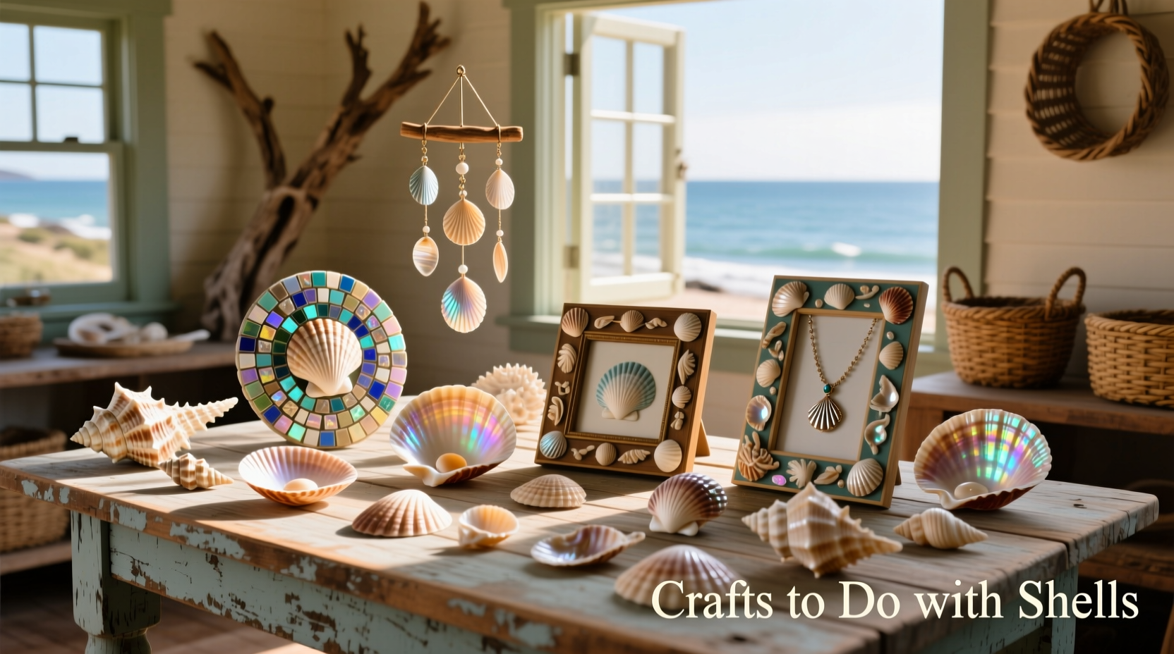 crafts to do with shells