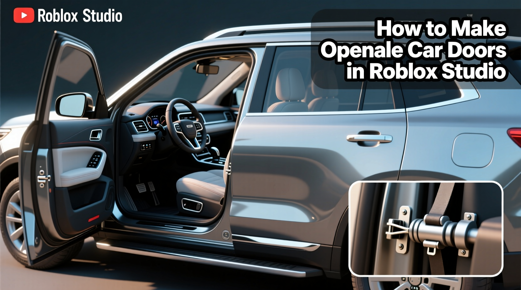 how to make openable car doors in roblox