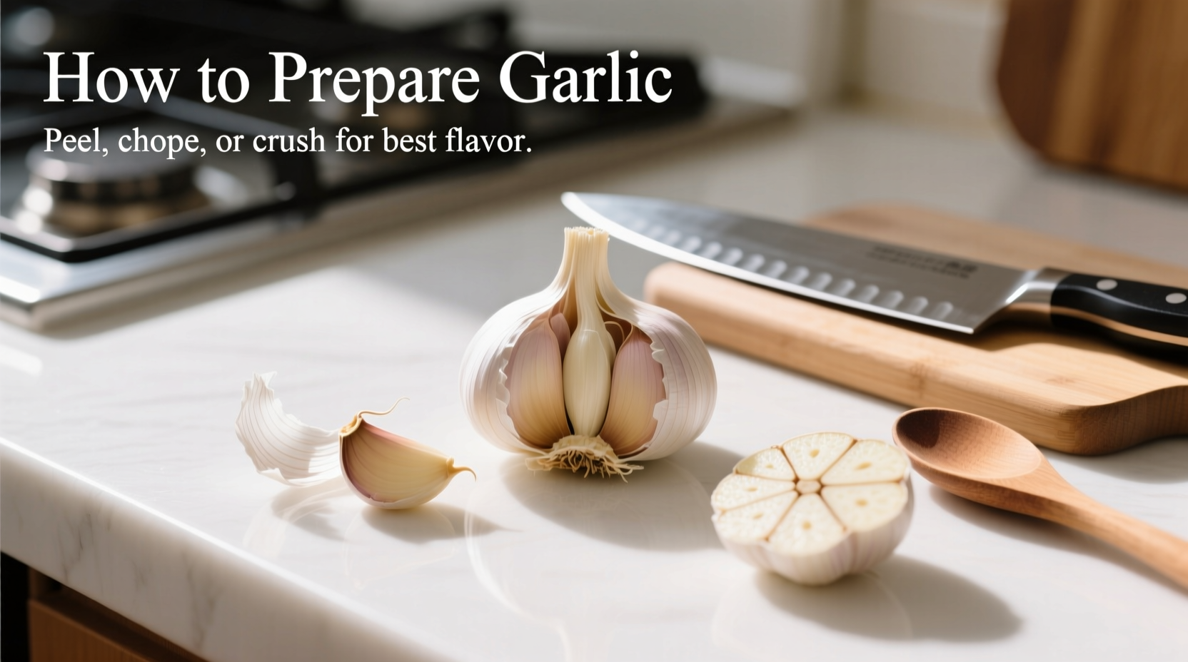 how to prepare garlic