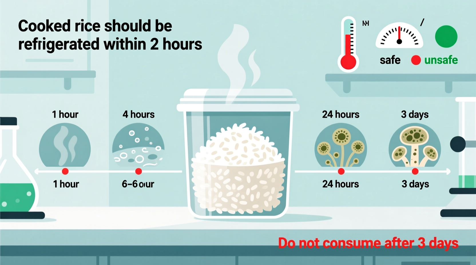 how long is cooked rice good for