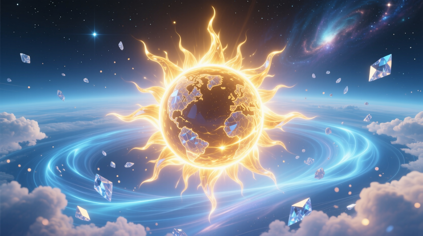 Sun element in Infinite Craft created from Energy and Sky