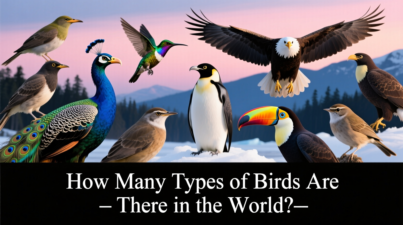 how many types of birds are there