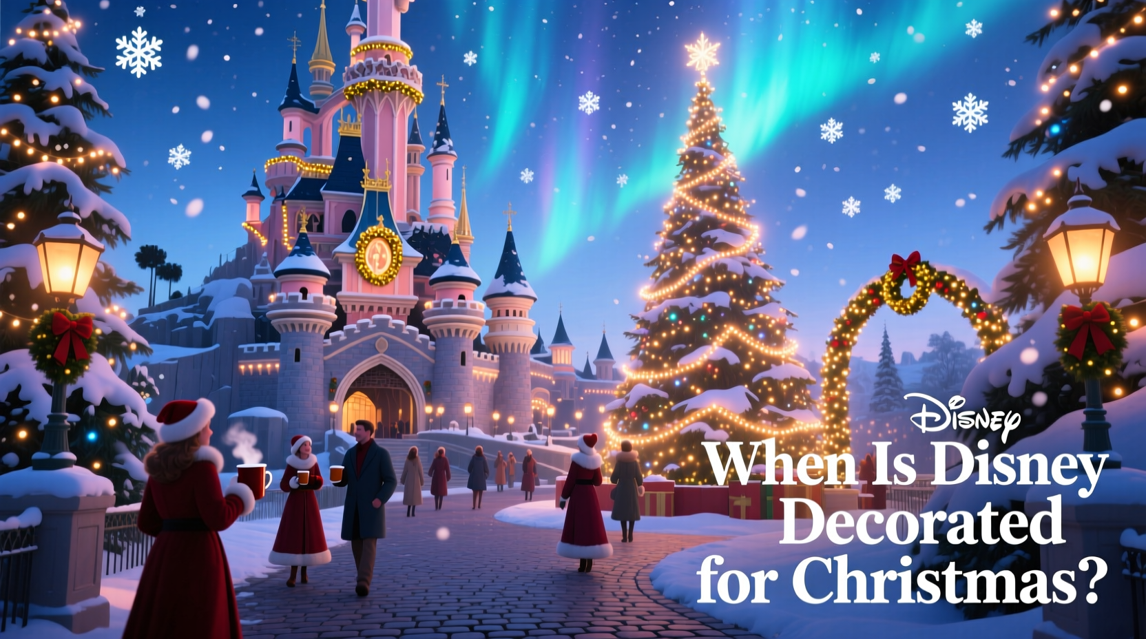when is disney decorated for christmas