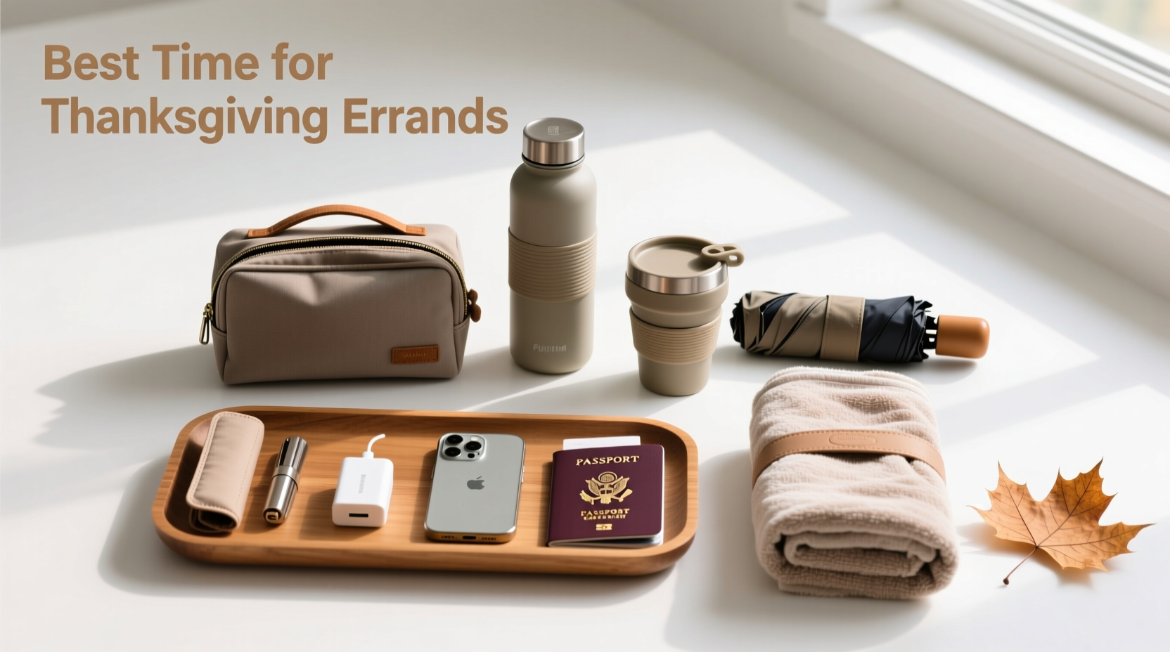 Best Time for Thanksgiving Errands: Travel Packing & Timing Guide