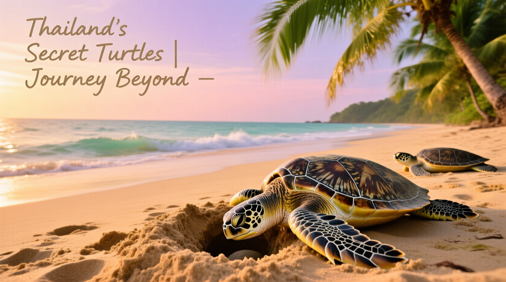 How to See Sea Turtles Reclaim Thailand Beaches & Build Nests on a Budget