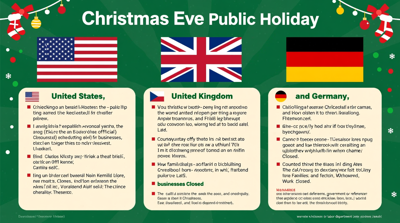 is christmas eve a public holiday