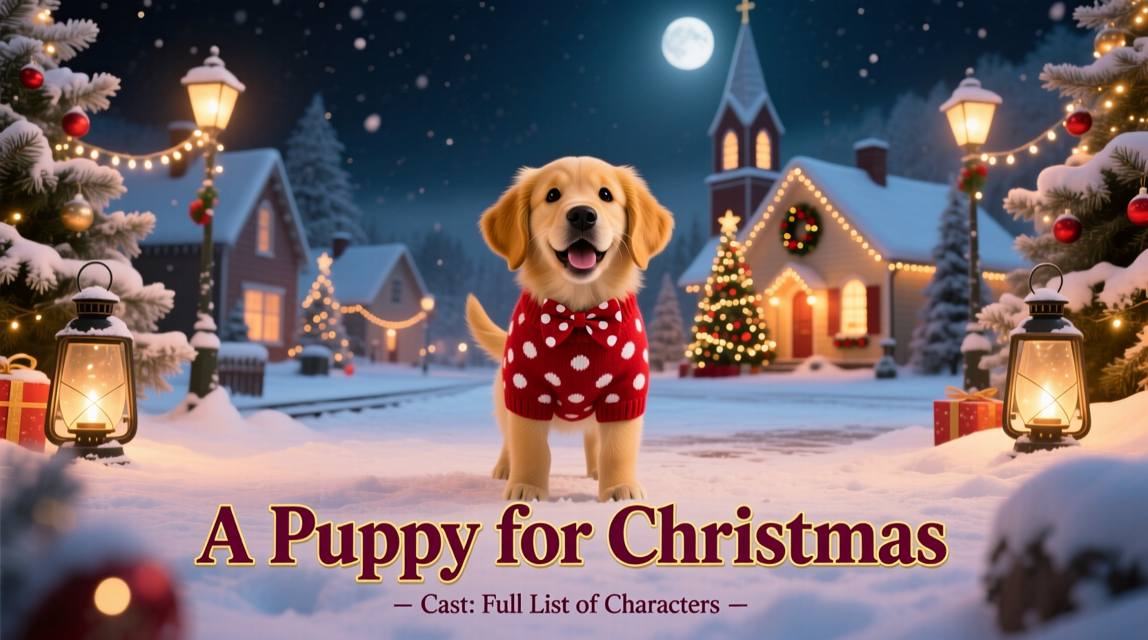 a puppy for christmas cast