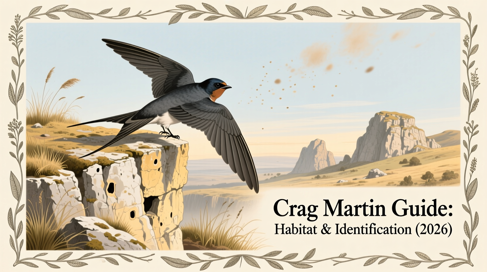 Crag Martin Guide: Habitat & Identification (2026)