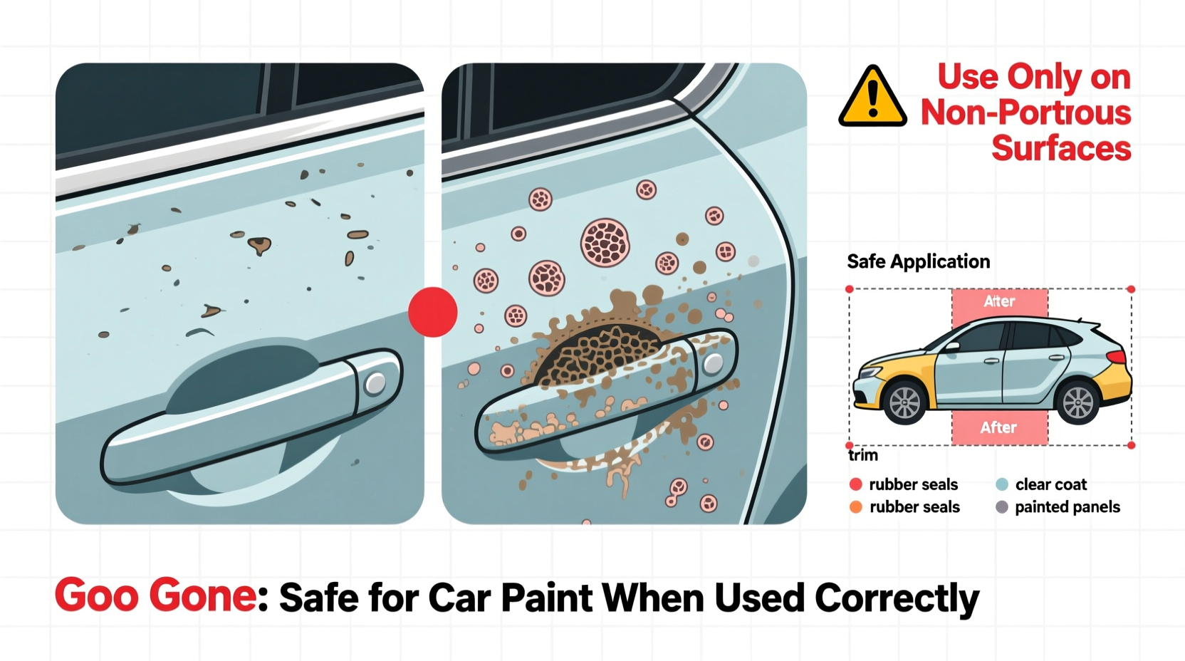 can you use goo gone on car paint