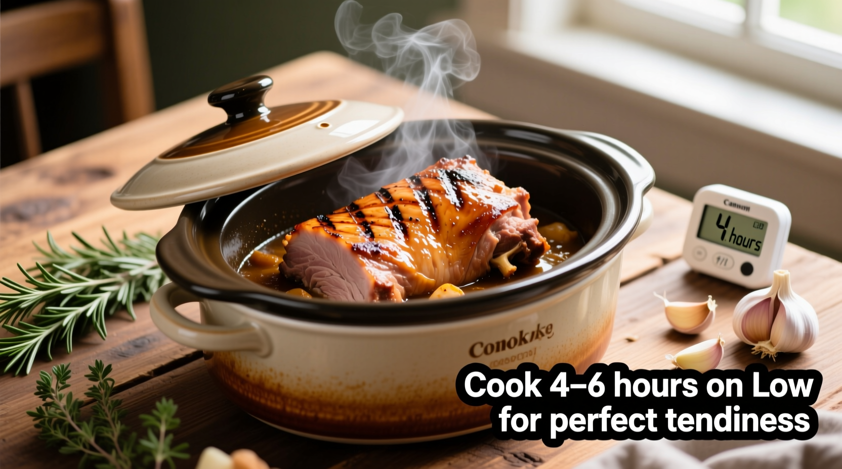 how long to cook pork loin in crock pot