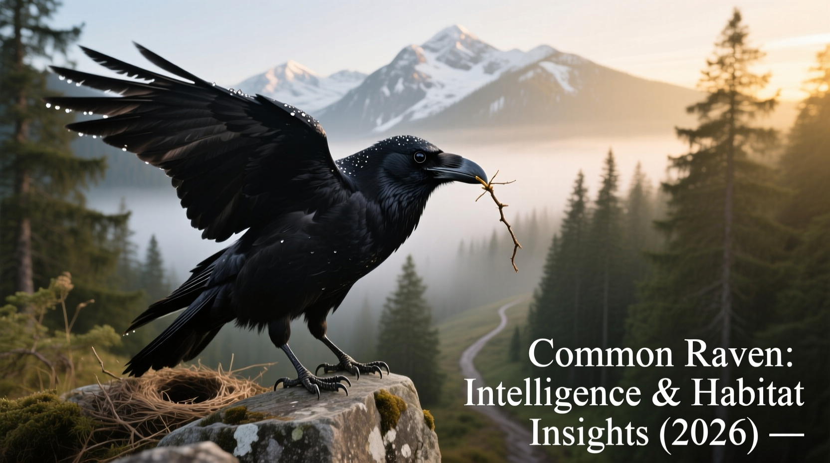 Common Raven: Intelligence & Habitat Insights (2026)