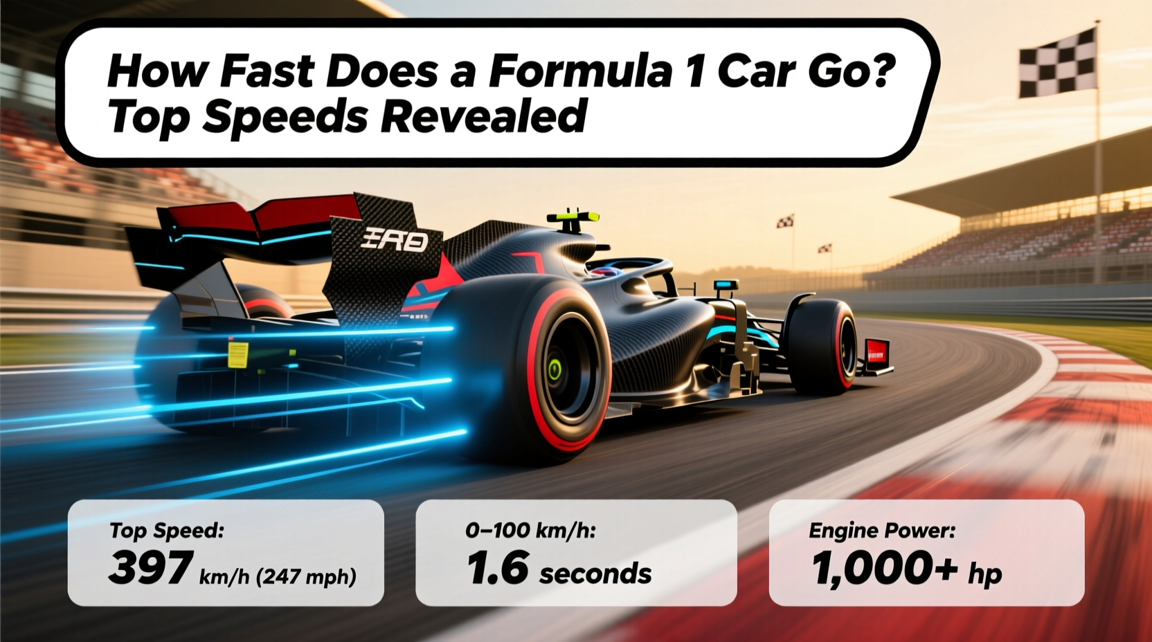 how fast does a formula 1 car go