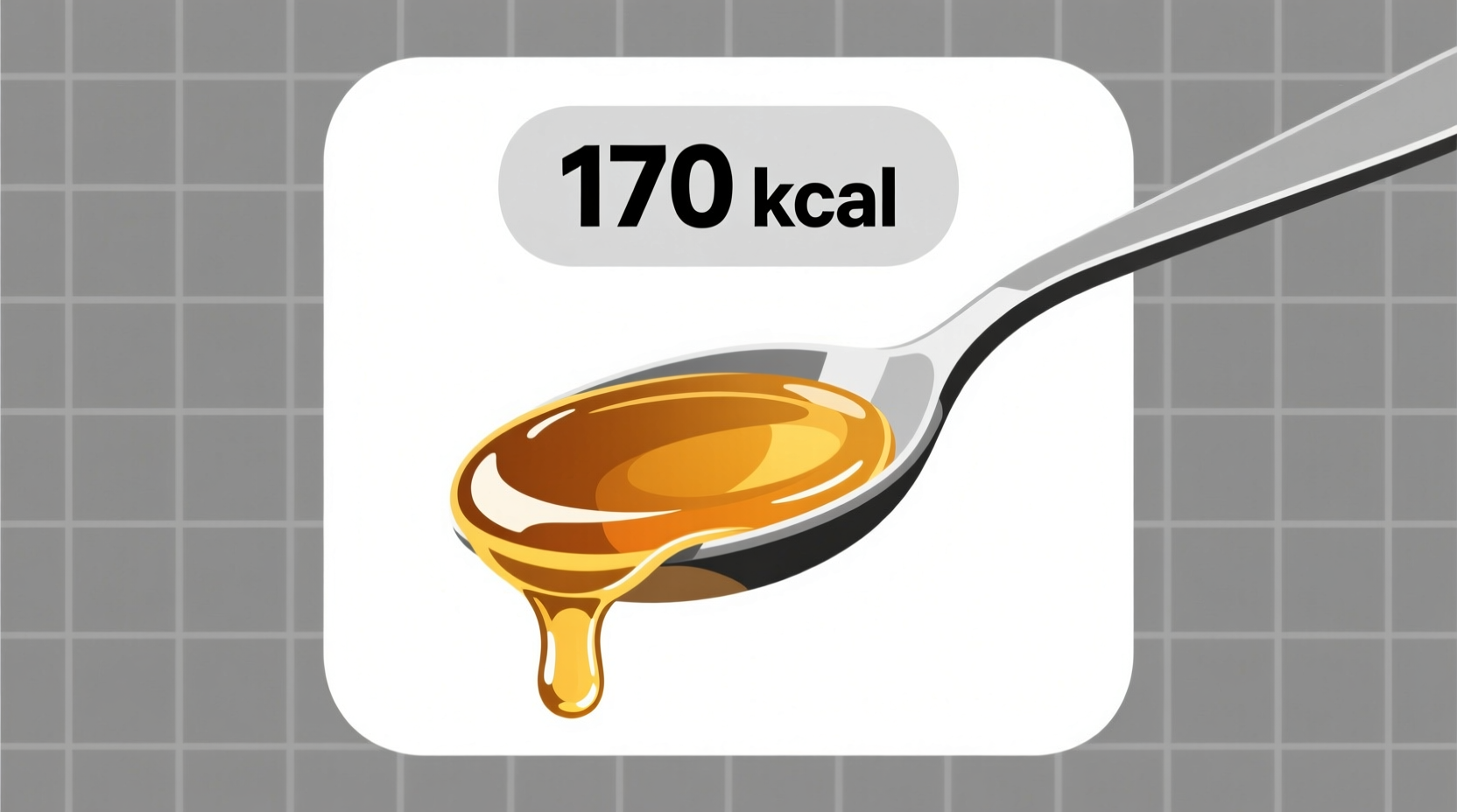 calories spoon honey