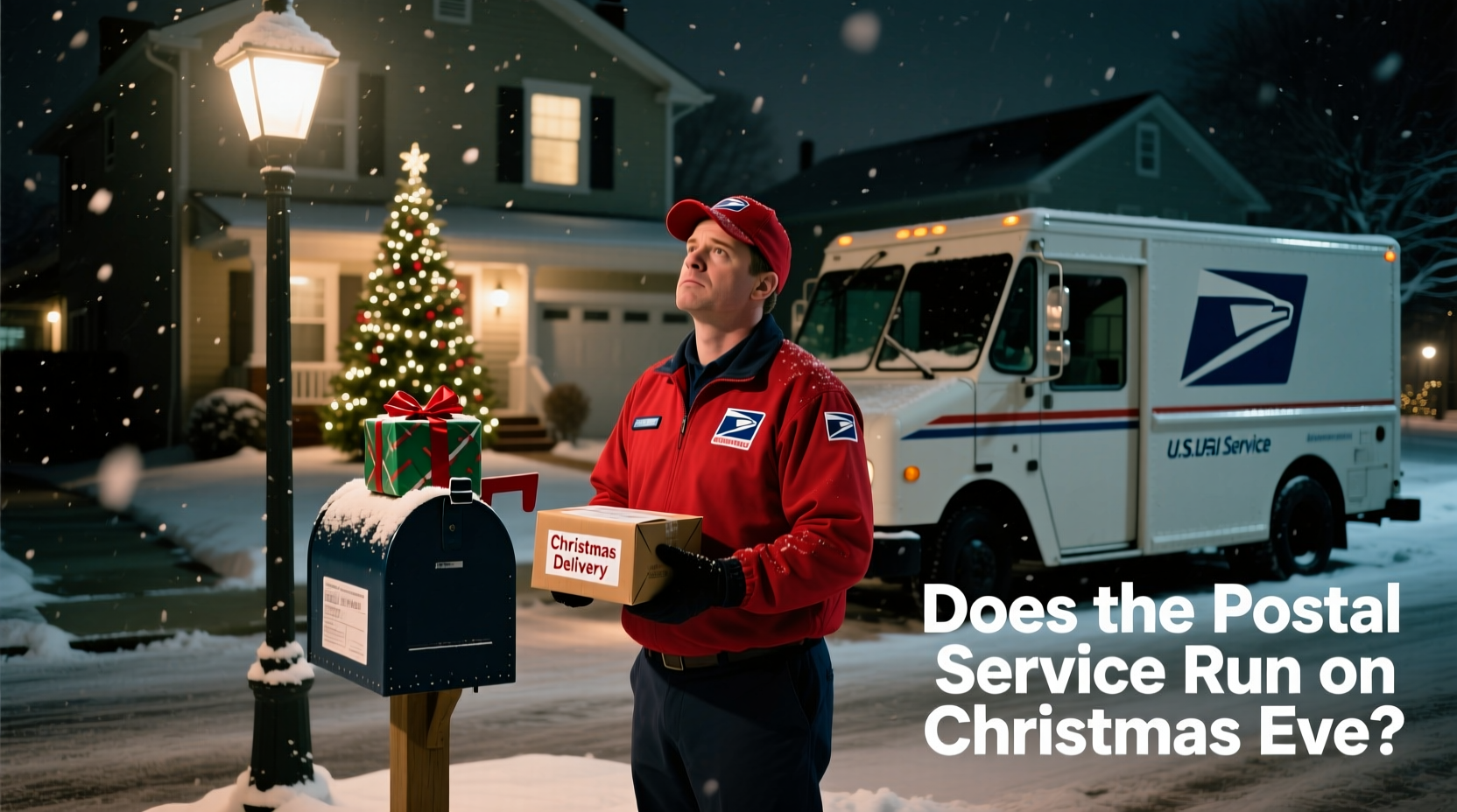 does the postal service run on christmas eve