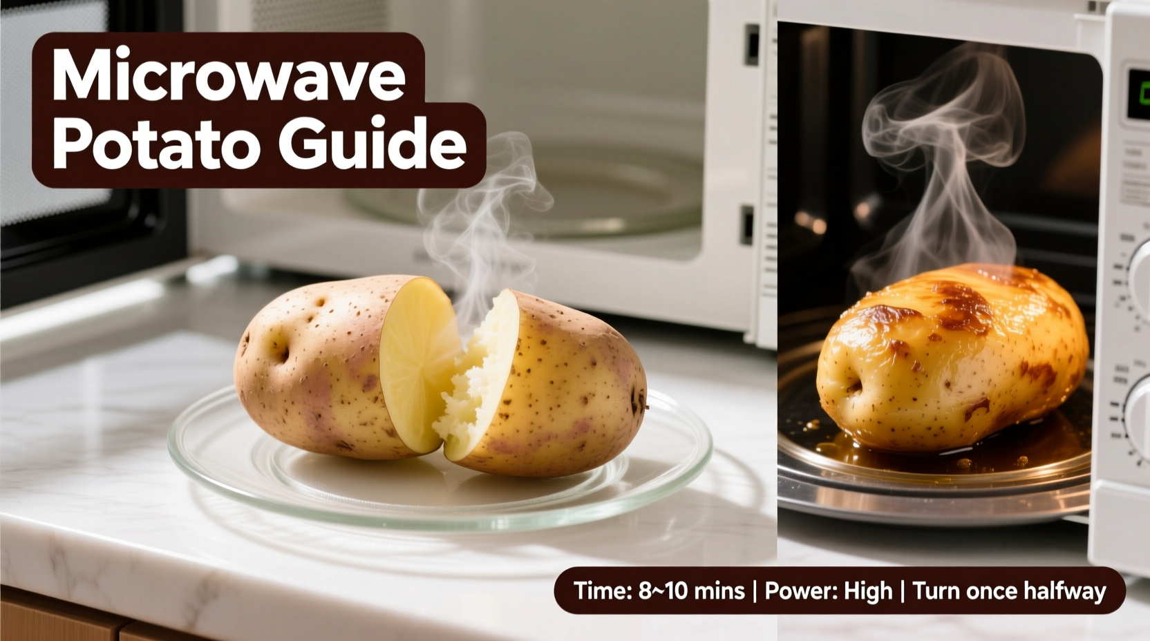 Microwave Potato Cooking Time: Exact Minutes by Size