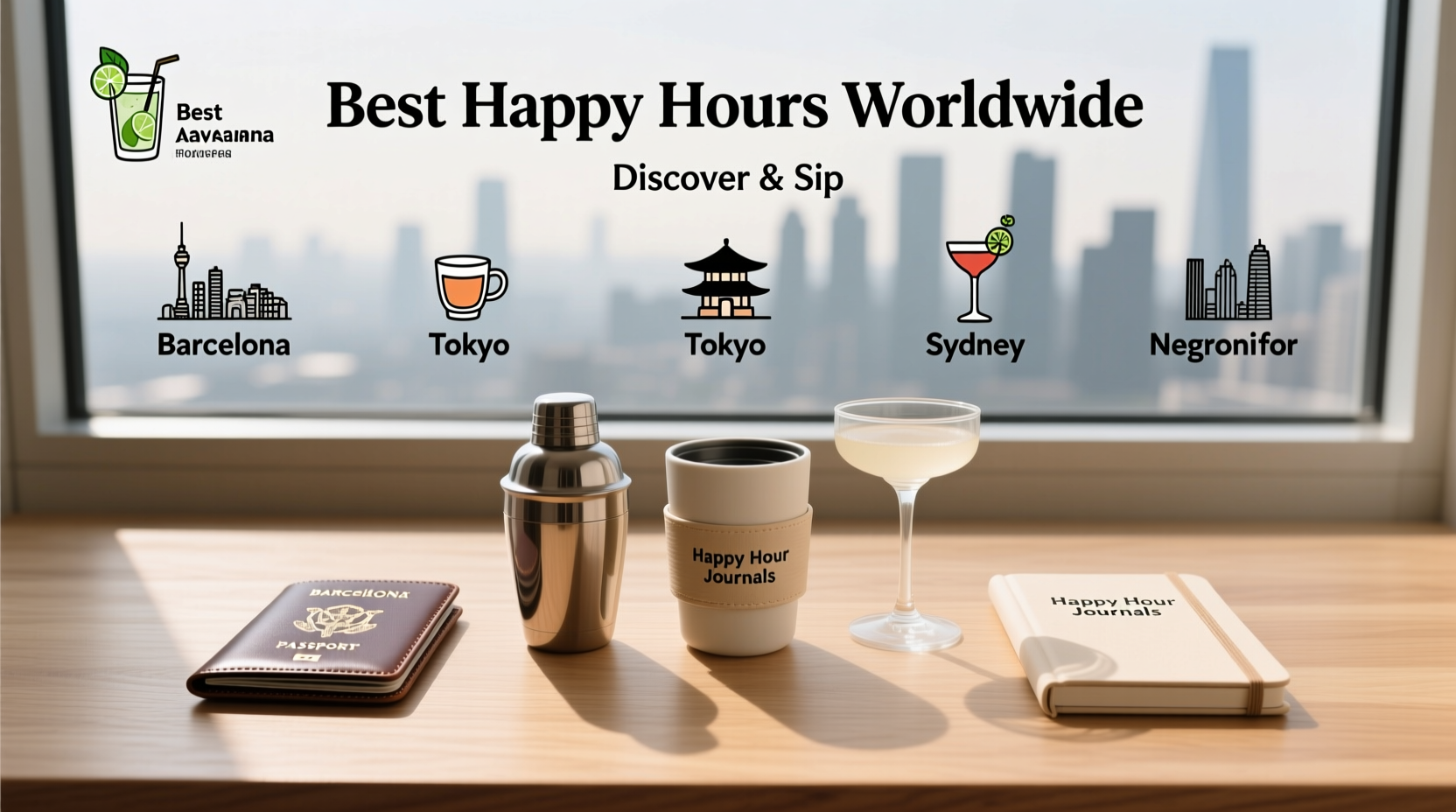 Absolute Best Places Happy Hour Worldwide Infographic: Traveler’s Guide