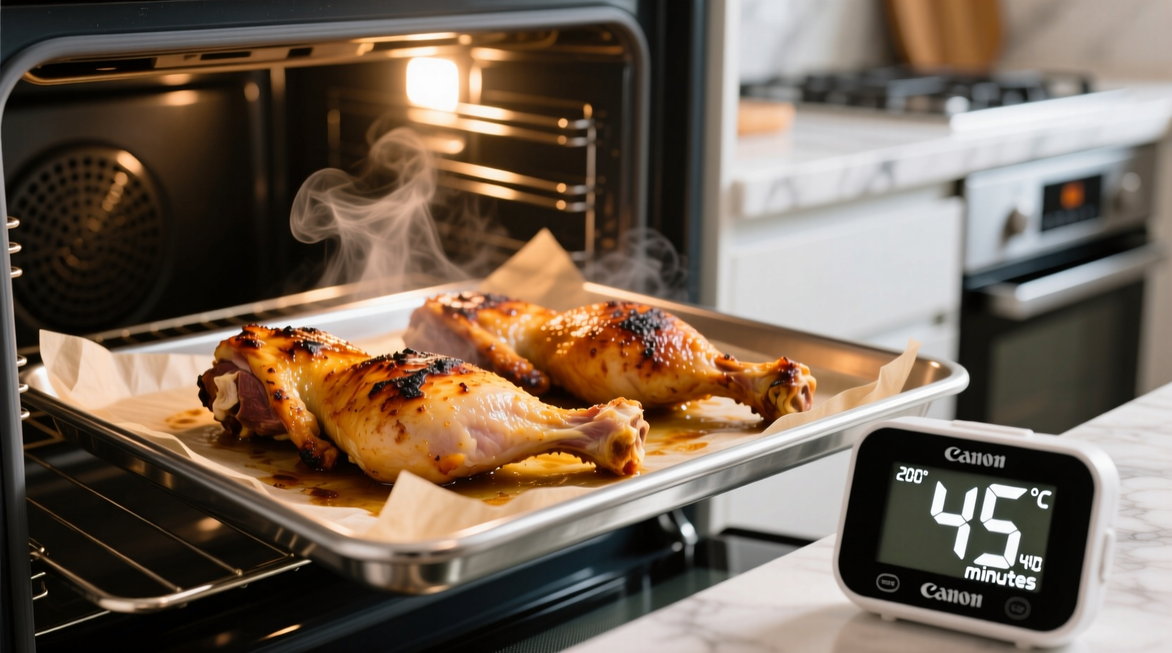 How Long to Cook Chicken Legs in Oven: Perfect Timing Guide