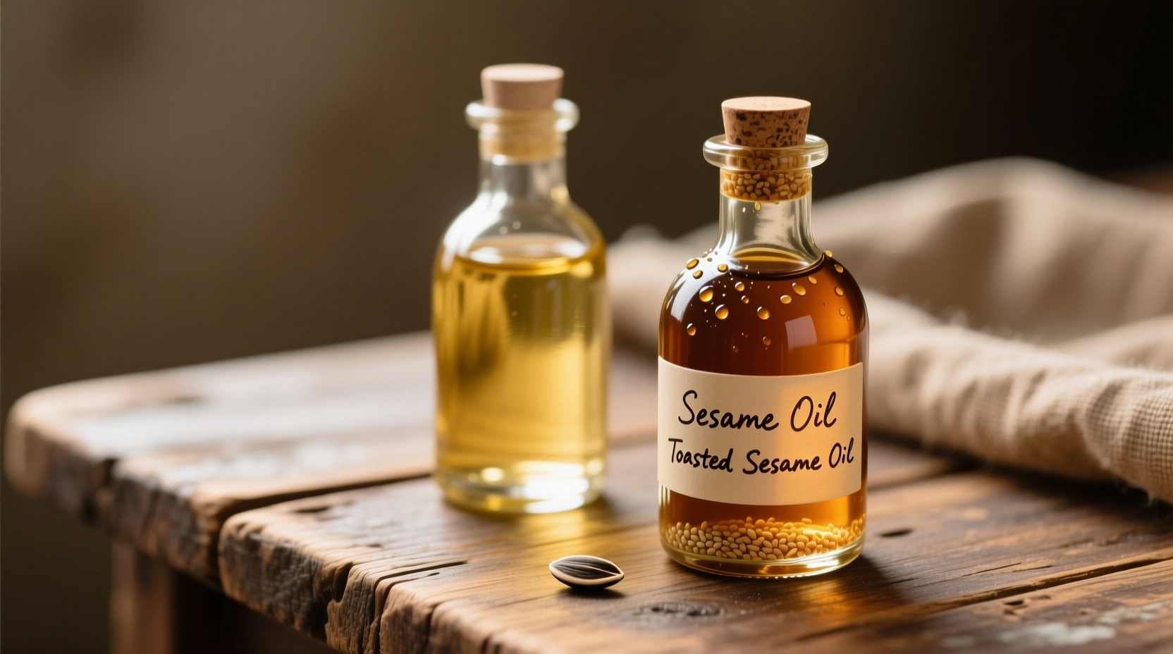 sesame oil and toasted sesame oil