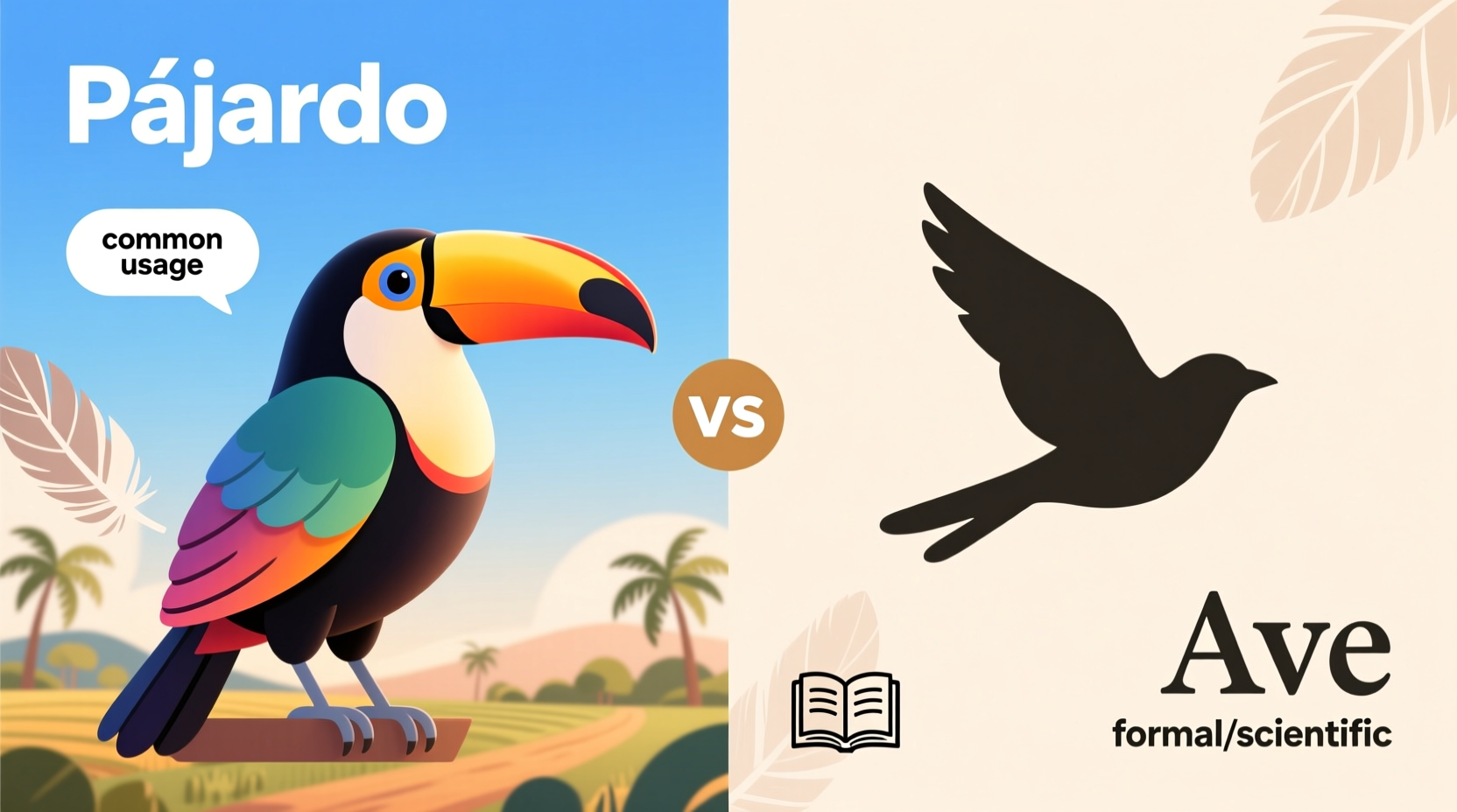 how to say bird in spanish