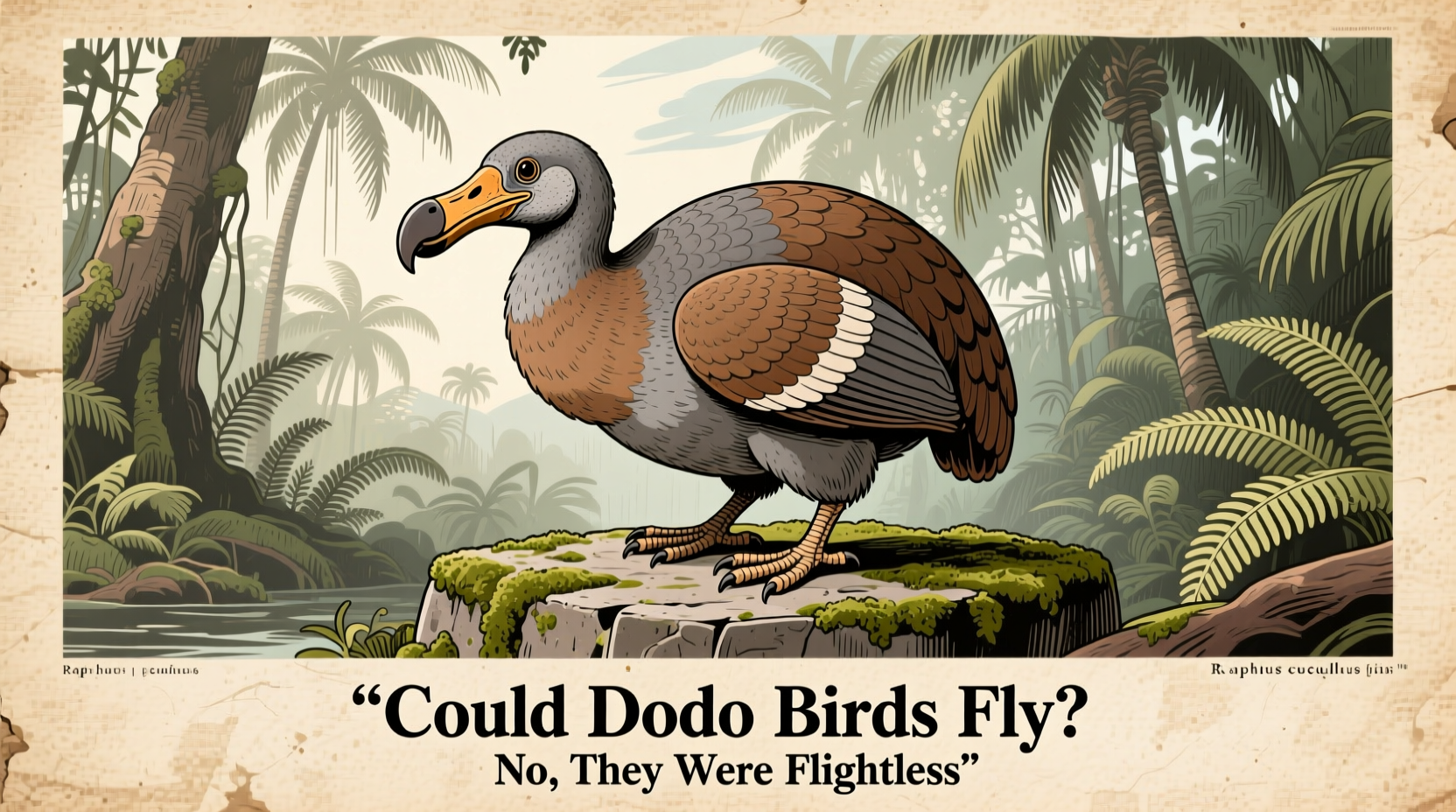 could dodo birds fly