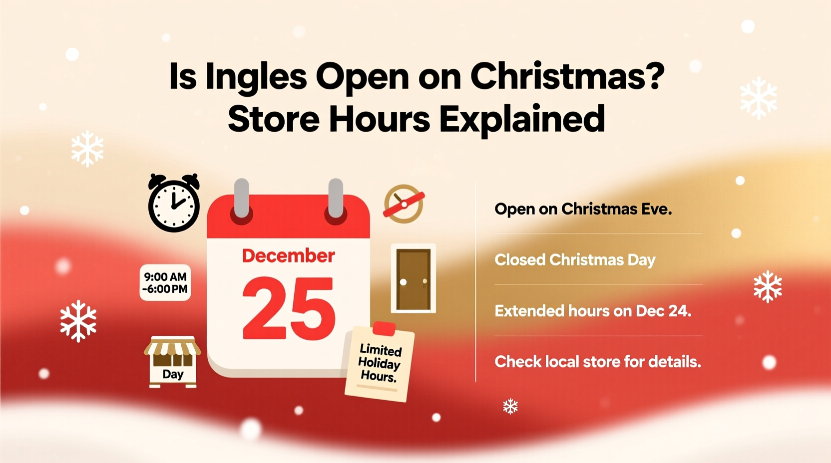 is ingles open on christmas