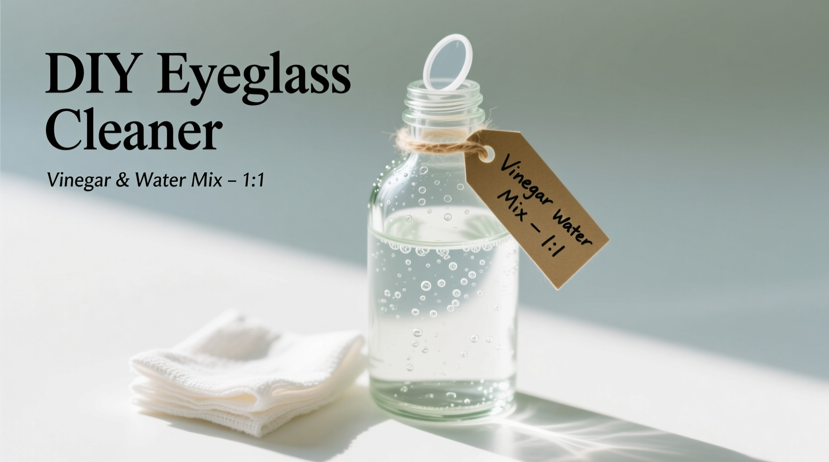 diy eyeglass cleaner