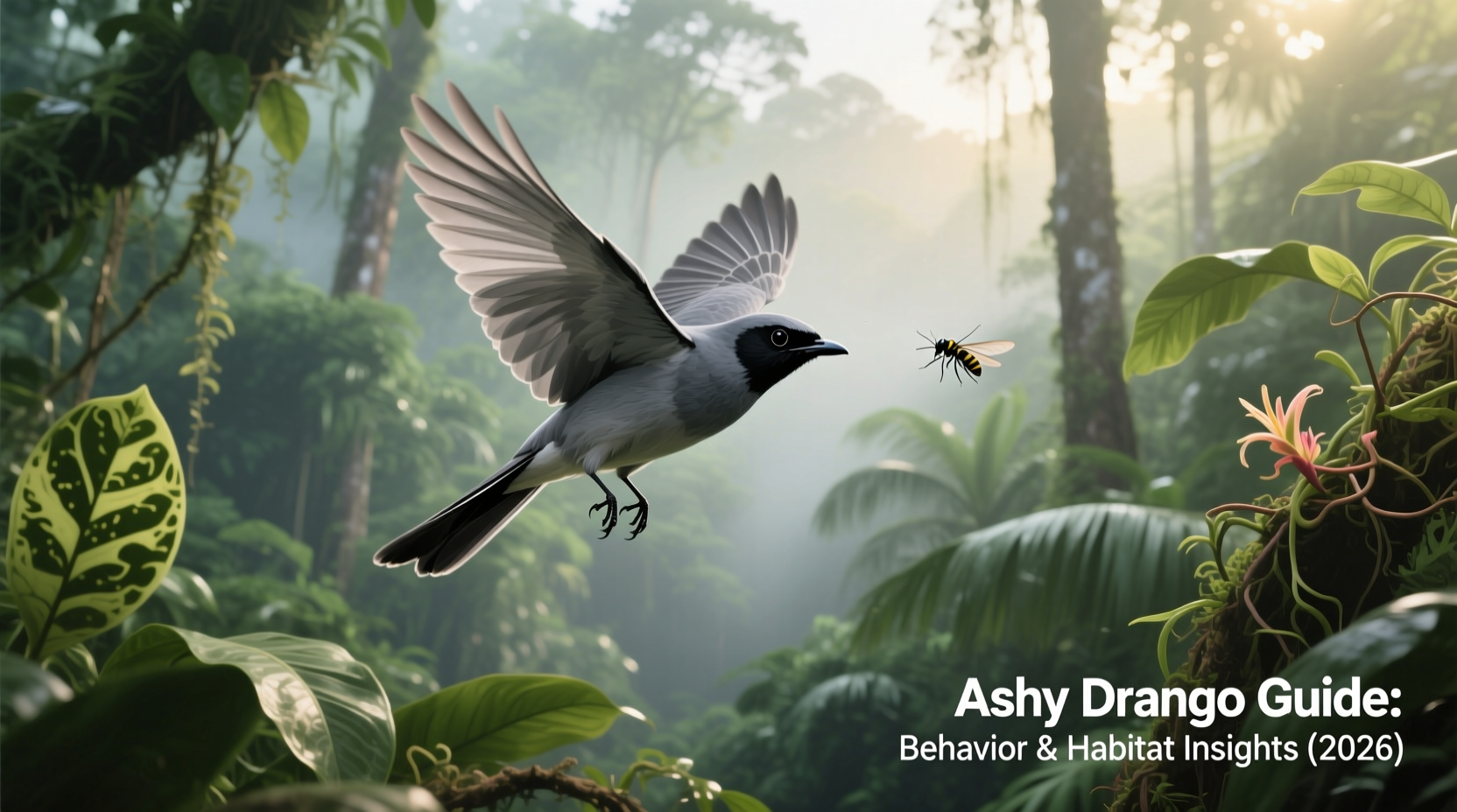Ashy Drongo Guide: Behavior & Habitat Insights (2026)