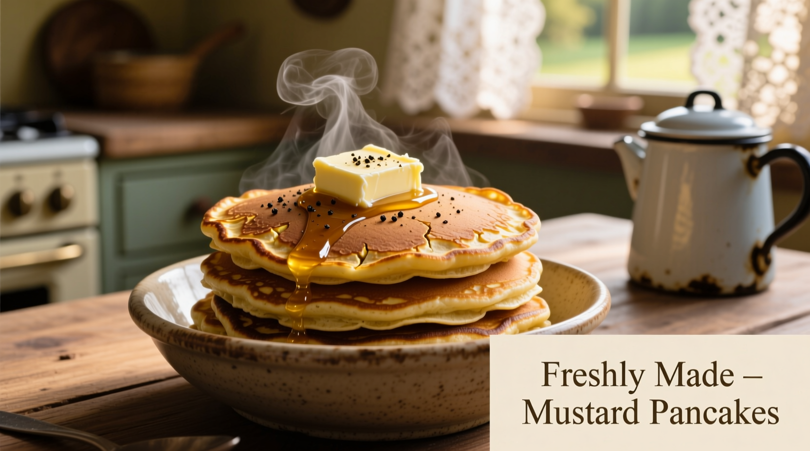 mustard pancakes