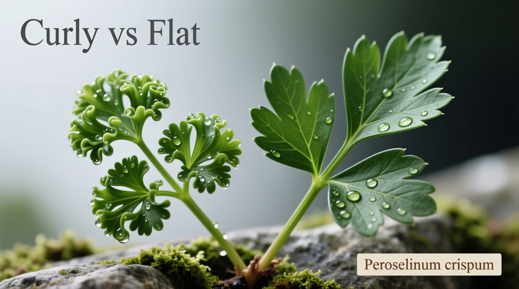 curly vs flat parsley