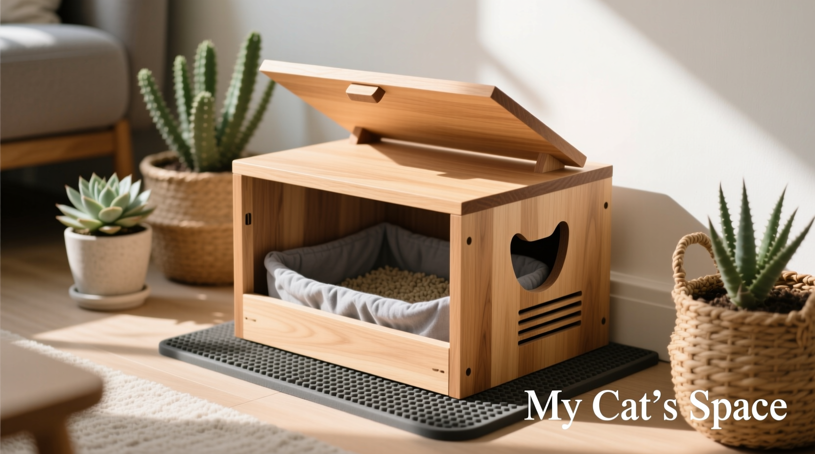 diy cat litter box