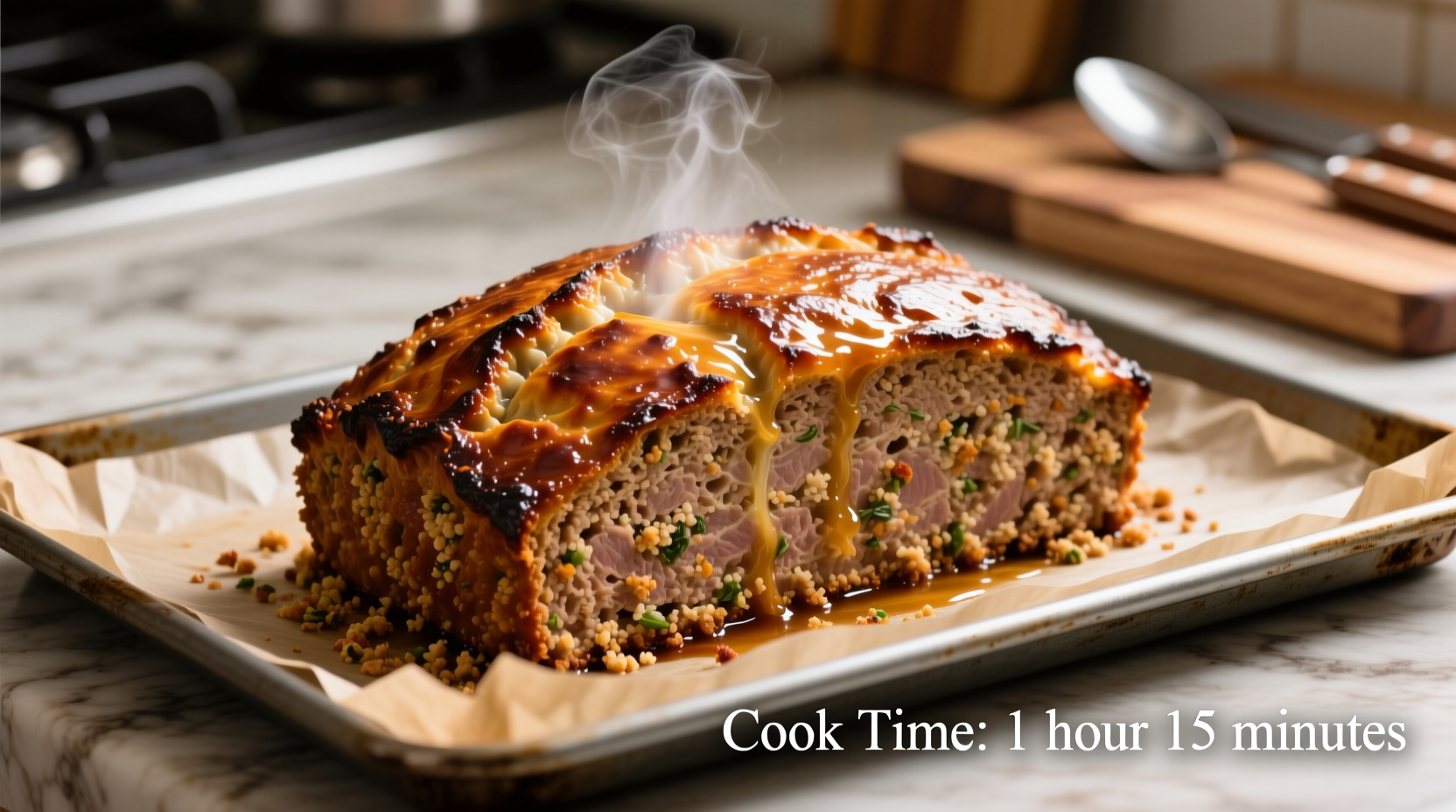 how long to cook a 2lb meatloaf at 350